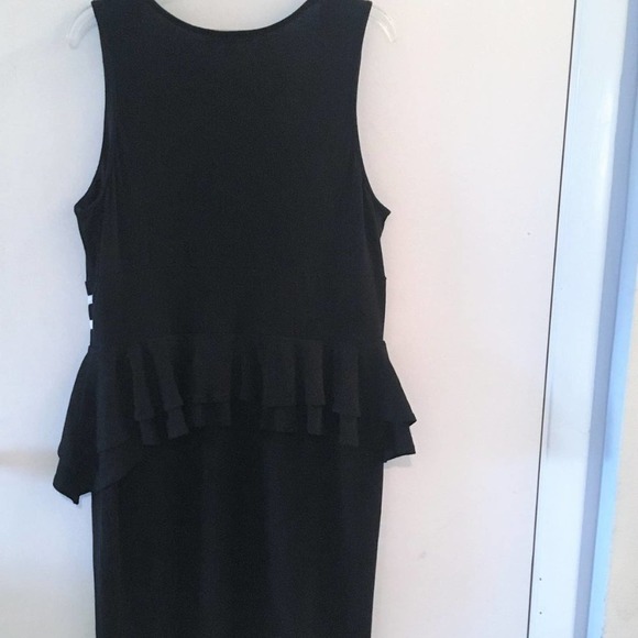 Forever 21 (Faith 21) Dress Black White Ruffle 2X - Picture 8 of 8